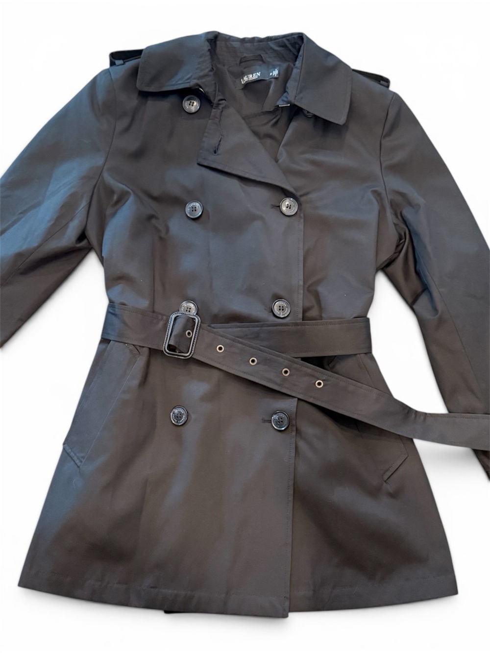 NWT- Women’s Black Ralph Lauren Trench Coat